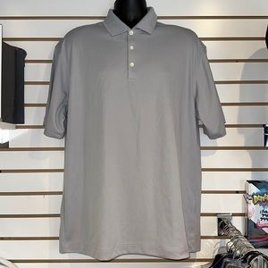 Nike Golf Silver grey polo shirt size large